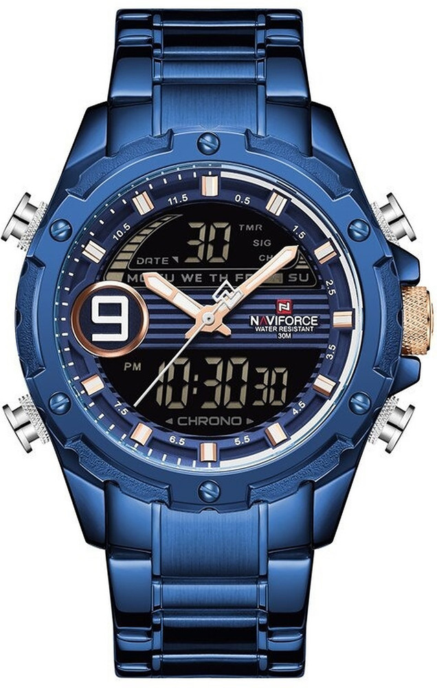 NAVIFORCE NF9146 Blue NF9146 Analog Digital Watch For Men Buy NAVIFORCE NF9146 Blue NF9146 Analog Digital Watch For Men NF9146 BLUE Online at Best Prices in India Flipkart