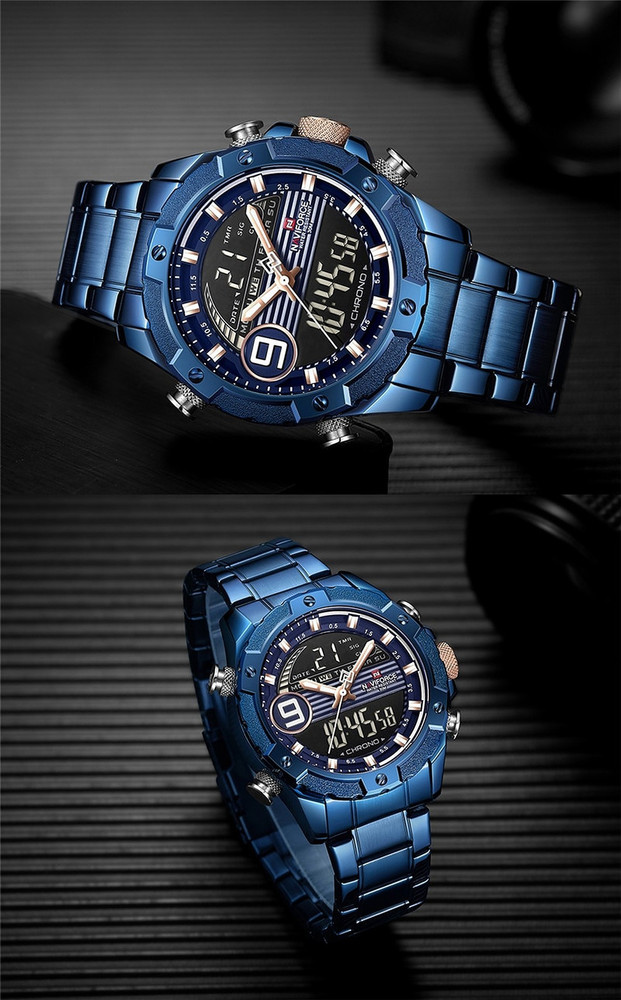 NAVIFORCE NF9146 Blue NF9146 Analog Digital Watch For Men Buy NAVIFORCE NF9146 Blue NF9146 Analog Digital Watch For Men NF9146 BLUE Online at Best Prices in India Flipkart