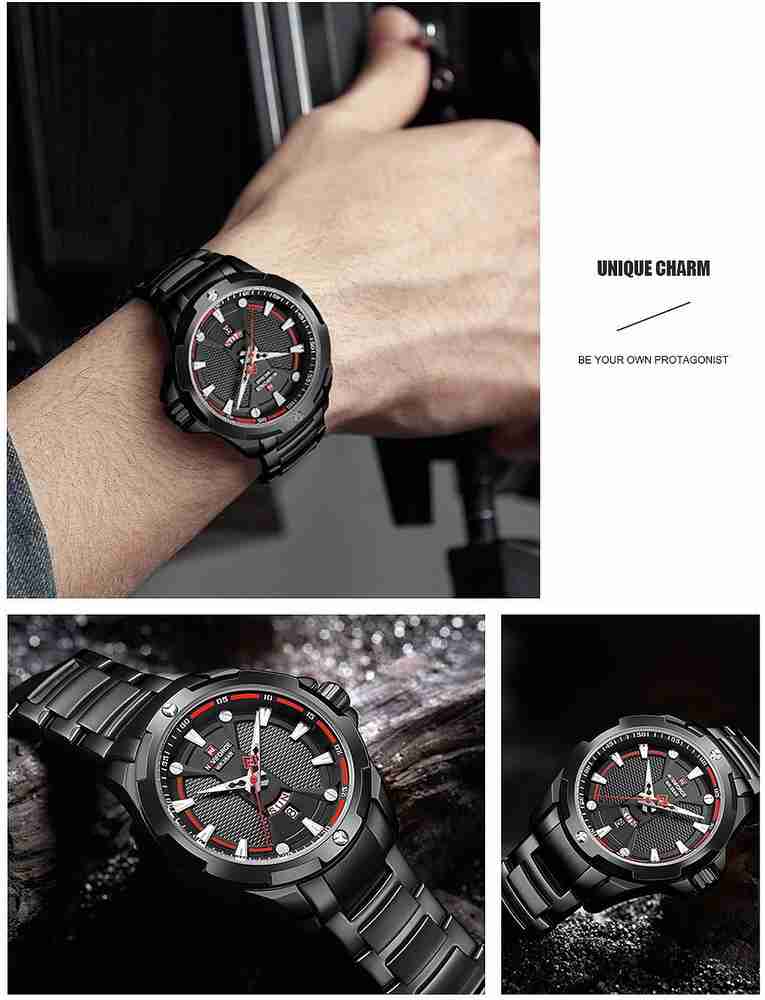 NAVIFORCE NF9161 BK NF9161 Analog Watch For Men Buy NAVIFORCE NF9161 BK NF9161 Analog Watch For Men NF9161 BK Online at Best Prices in India Flipkart