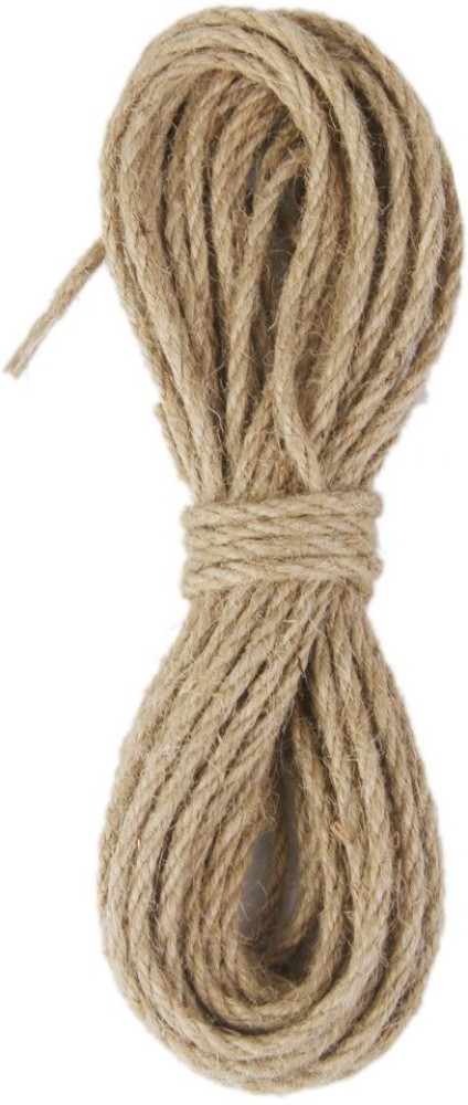 Anemone Jute Twine String 10 mtr 2 Ply Strong Thick Jute Rope 2