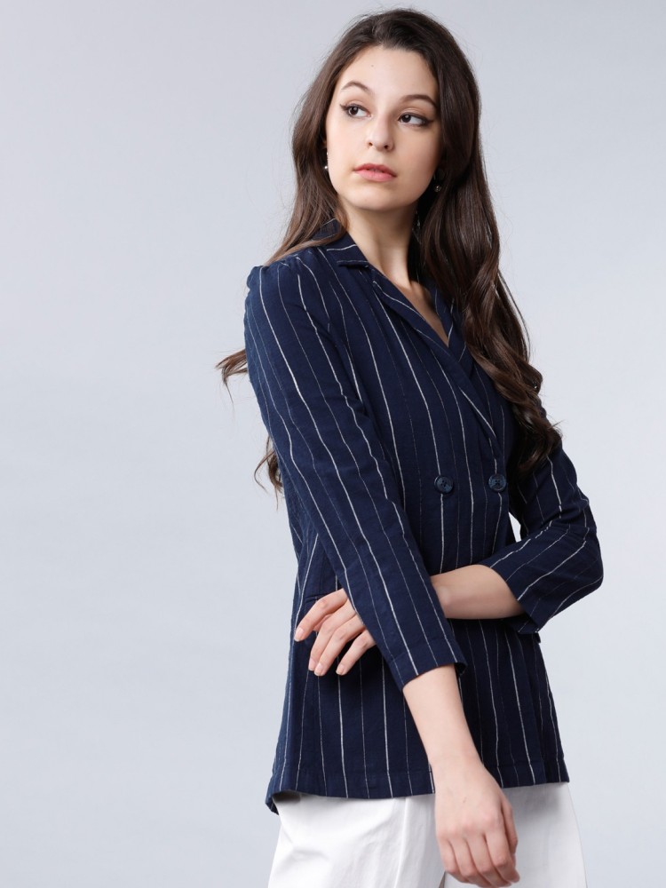 Buy Tokyo Talkies Blue Formal Blazer for Women Online at Rs.464