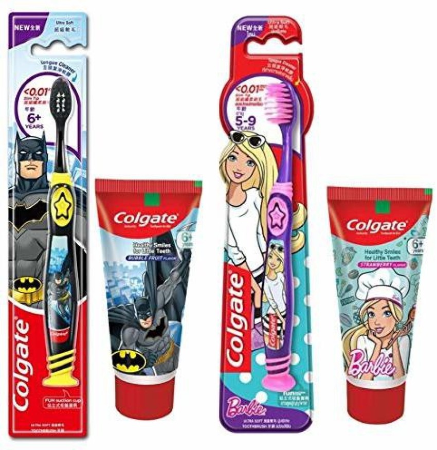 Barbie toothbrush and hot sale toothpaste