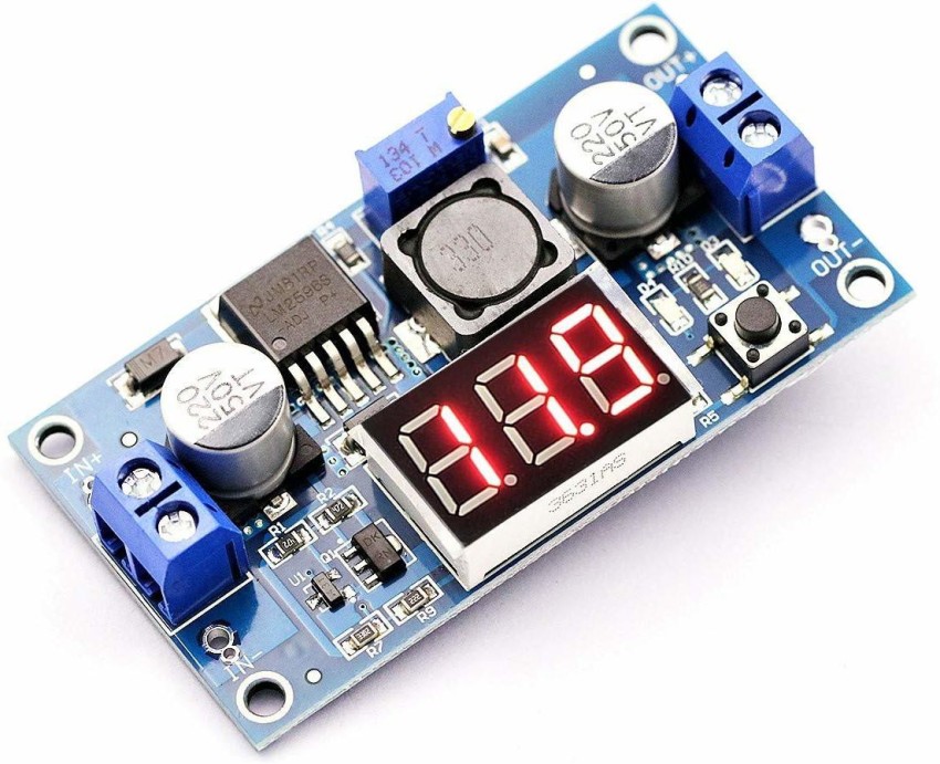 LM2596 DC-DC Adjustable Step Down Buck Voltage Regulator w/ Display