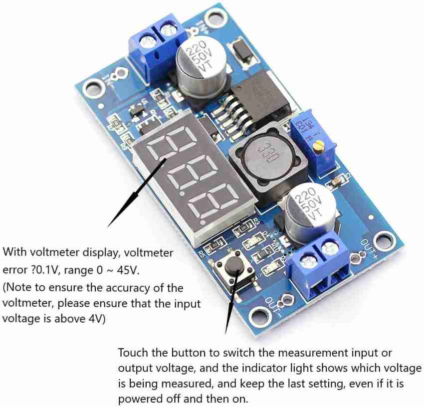 CircuitMagic LM2598 DC to DC Step Down Converter Module with Adjustable  Output Power Power Supply Electronic Hobby Kit Price in India - Buy  CircuitMagic LM2598 DC to DC Step Down Converter Module