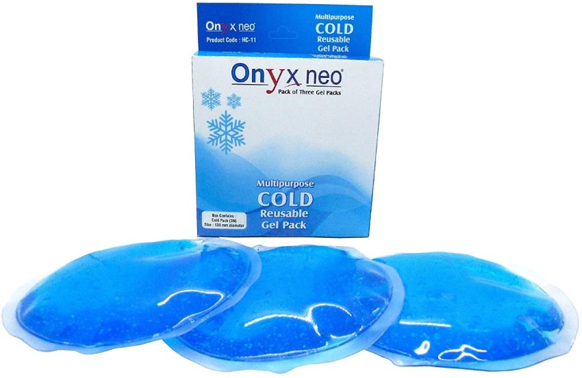 ONYXNEO Very High Quality Cold Gel Pack with High Grade Pasting to Avoid  Leakage Multipurpose Cold Reusable Gel Pack 130mm (3 N) Pack Price in India  - Buy ONYXNEO Very High Quality