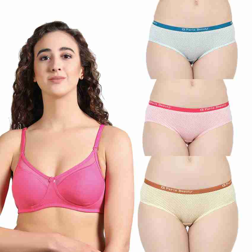 Buy Groversons Paris Beauty Women Full Coverage Everyday Lace Bra - Pink  online