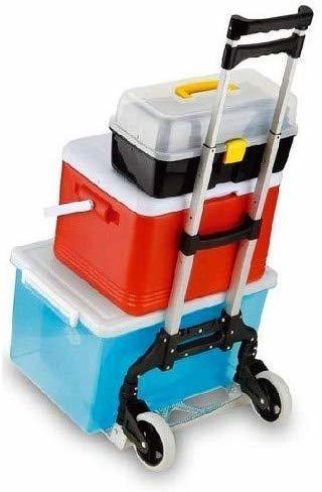 Collapsible luggage trolley hot sale