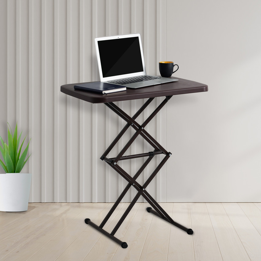 Supreme Scissor Height Adjusting Table Globus Brown Plastic