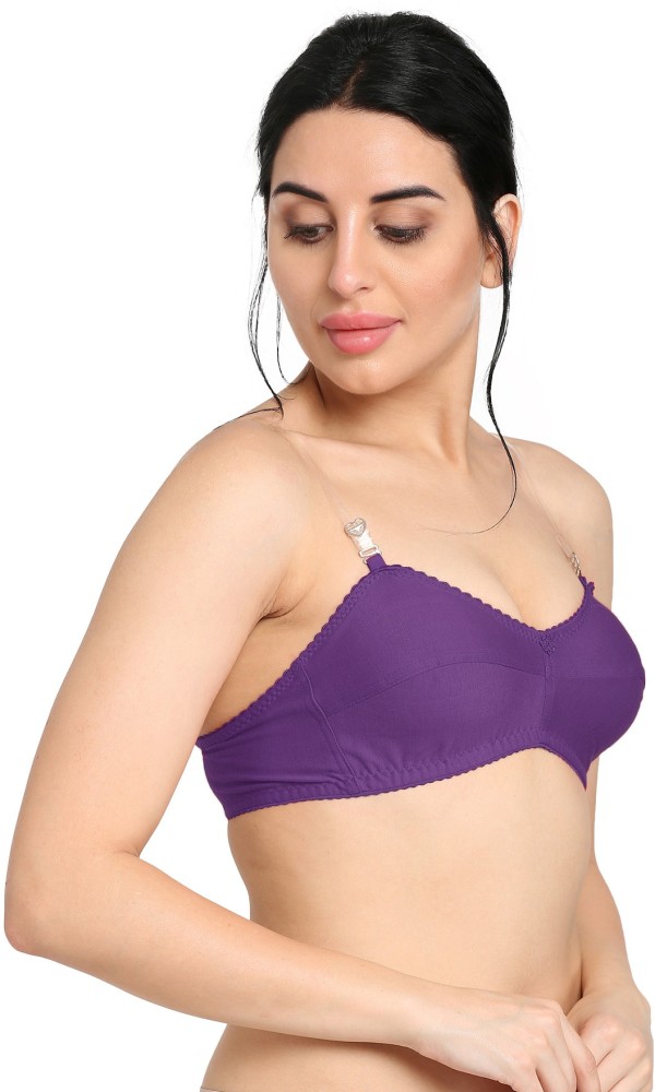 Buy online Purple Solid Sports Bra from lingerie for Women by Alishan for  ₹189 at 66% off
