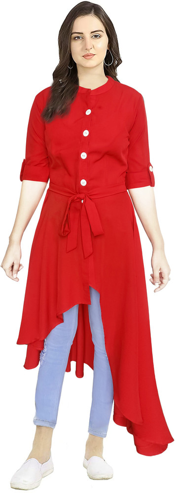 High low kurti with jeans top