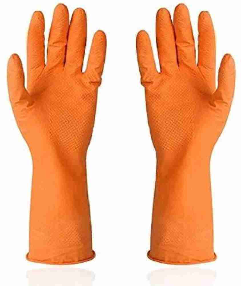 PUHBRHY Pairs of Reusable Latex Safety Gloves for Dish And Clothes  Washing,Home And Kitchen Cleaning, Kitchen, Garden Many Type Of Uses and  Sanitation Waterproof Gloves For Men And Women Unisex Or Evrypeople