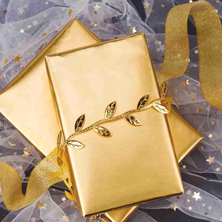Gold discount wrapping paper