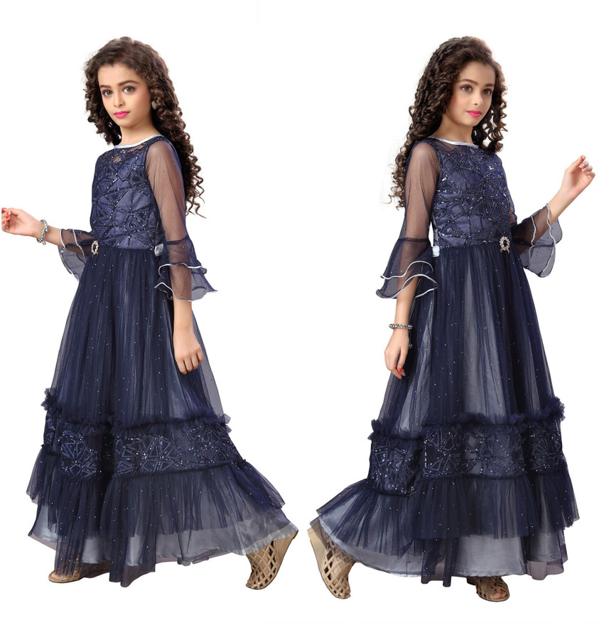 any kids Indi Girls Maxi Full Length Festive Wedding Dress Price