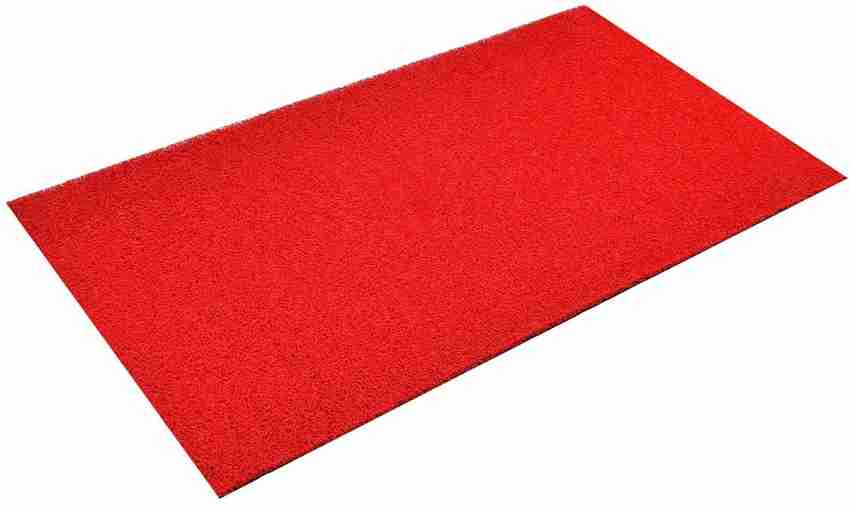 Floor clearance mats red