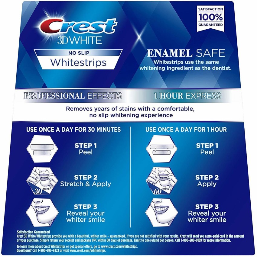 Crest 3D Whitestrips, Professional Effects Plus, Teeth Whitening Strip Kit,  48 Strips (24 Count Pack)