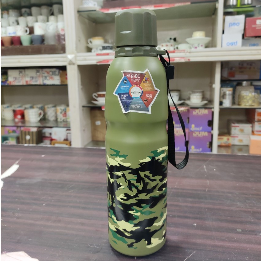 Buy Chilly's Water Bottle - Stainless Steel and Reusable - Leak Proof,  Sweat Free - Matte Green - 500ml Online at desertcartINDIA