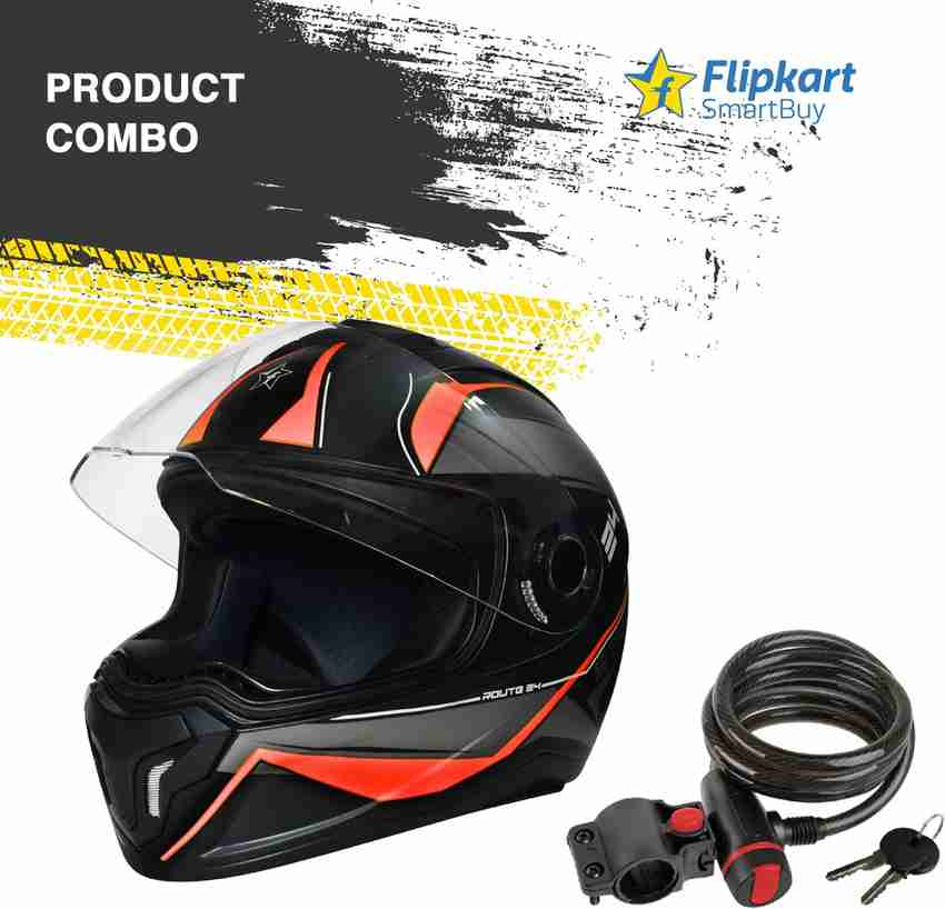 Flipkart SmartBuy Stryke Designer Graphic ISI Marked Full face 100