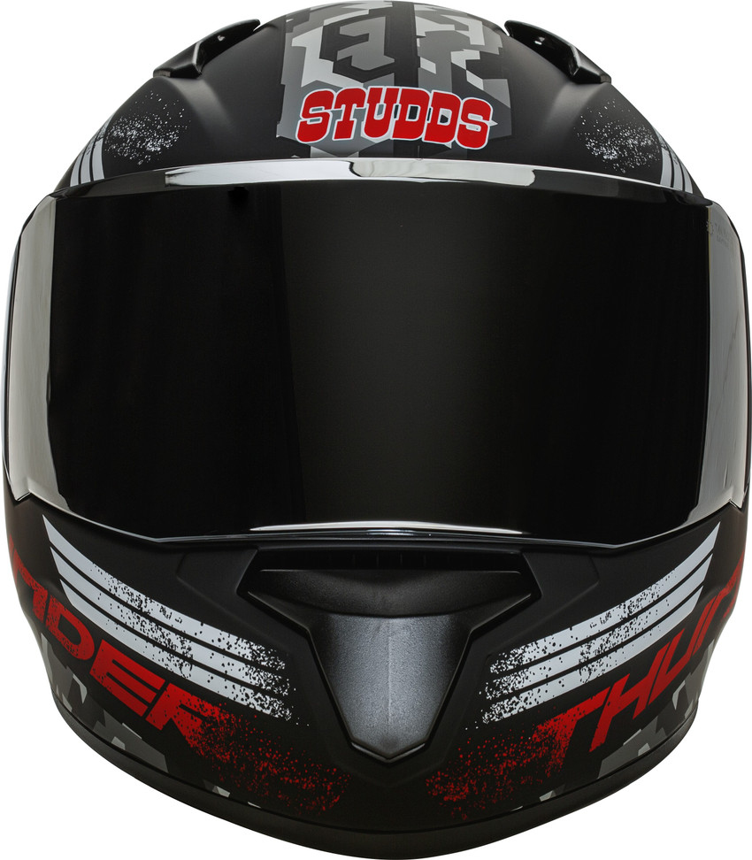 STUDDS THUNDER D2 FULL FACE WITH MIRROR VISOR Motorbike Helmet