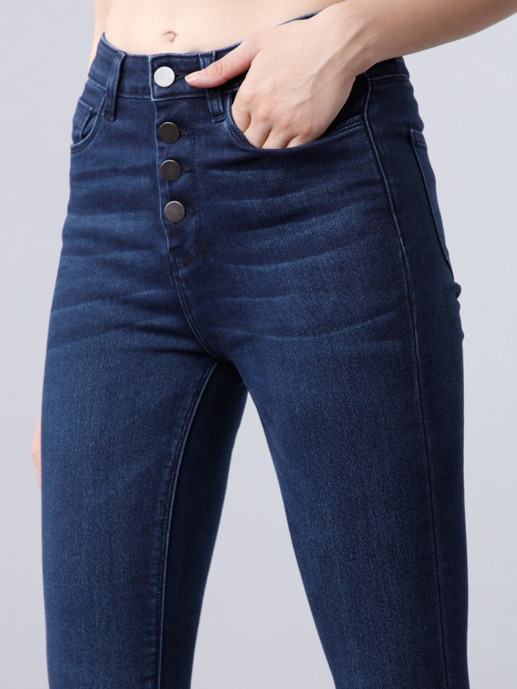 Tokyo Talkies Skinny Women Blue Jeans - Buy Tokyo Talkies Skinny Women Blue  Jeans Online at Best Prices in India