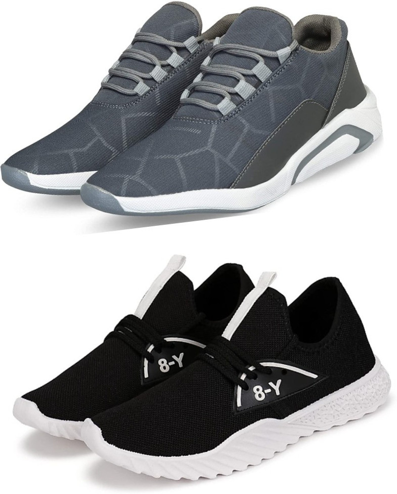 Forcum Sport Shoe combo Jaal Grey Y8 black 123 Outdoors For Men Buy Forcum Sport Shoe combo Jaal Grey Y8 black 123 Outdoors For Men Online at Best Price