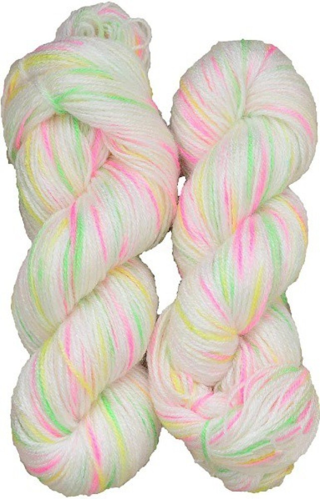 Oswal wool Knitting Yarn Wool, Cream Pie 200 gm Woolen Crochet Yarn Thread.  Best Used with Knitting Needles, Crochet Needles. Wool Yarn for Knitting.  Best Woolen Thread. - Knitting Yarn Wool, Cream