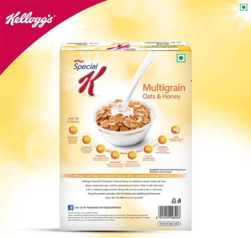 Kellogg's Kelloggs Special K Multigrain Oats & Honey, Breakfast
