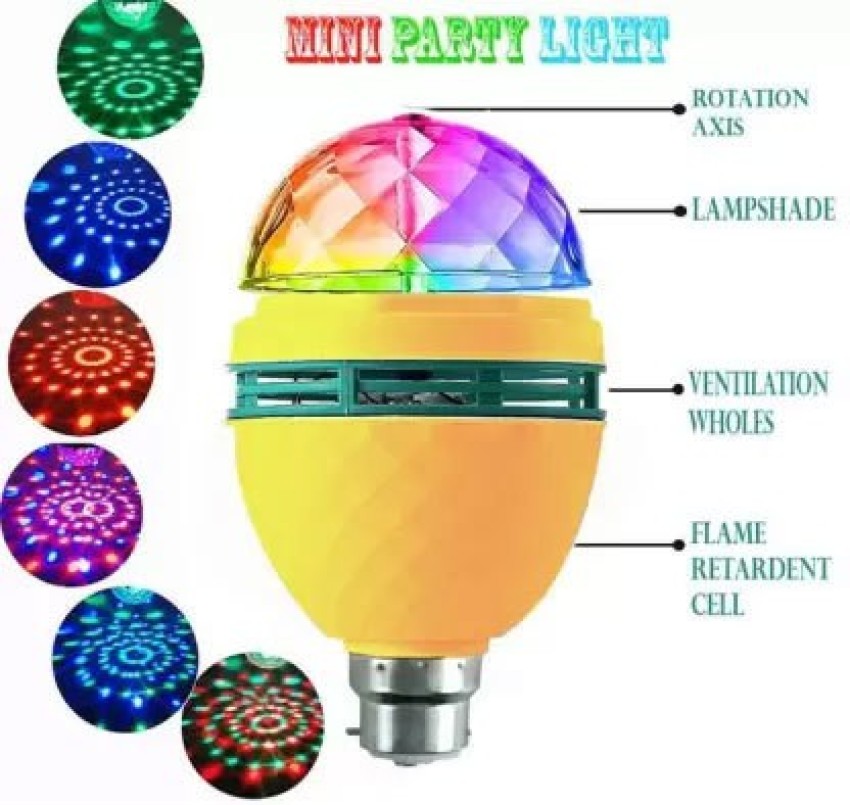 Style Selections 10.6-in Multicolor Disco Ball Party Light Disco Ball Lamp  Light in the Novelty Lights department at