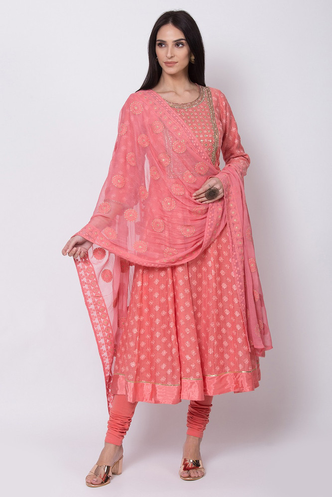 BIBA Women Kurta Churidar Set Buy BIBA Women Kurta Churidar Set