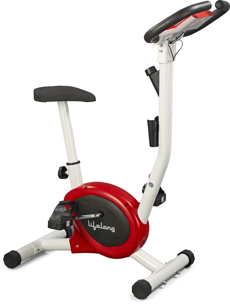 Lifelong LLF108 Fit Pro Belt Upright Stationary Exercise Bike