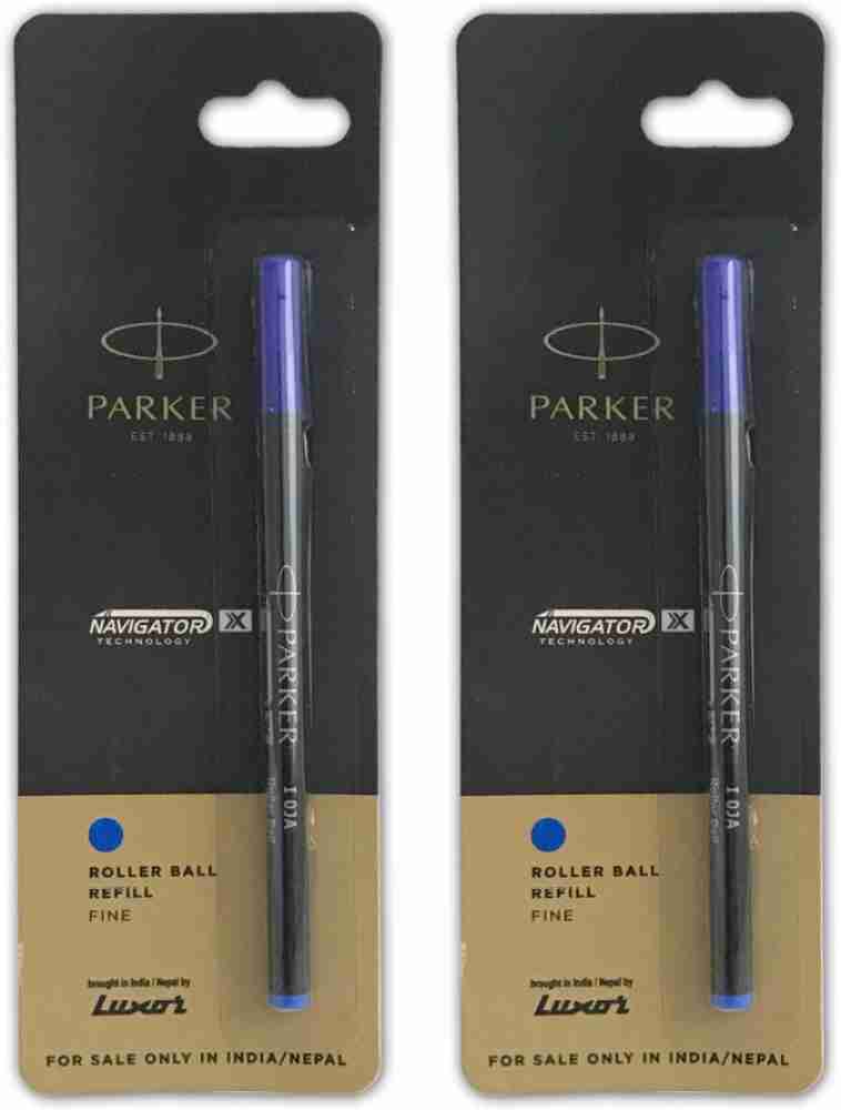 PARKER Navigator X Beta and Folio Roller Ball Pen Refill Blue 2 Refill -  Buy PARKER Navigator X Beta and Folio Roller Ball Pen Refill Blue 2 Refill  - Refill Online at