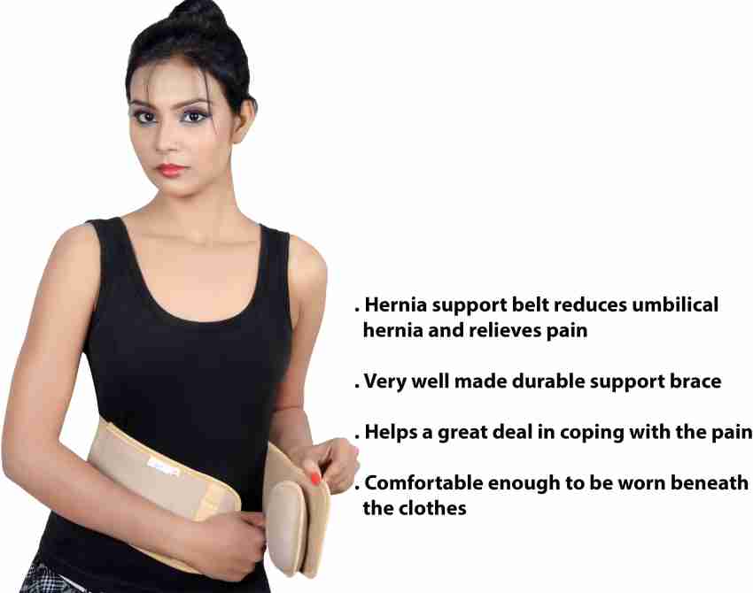 HULARA Umbilical Hernia Belt Hernia Support Brace with Removable