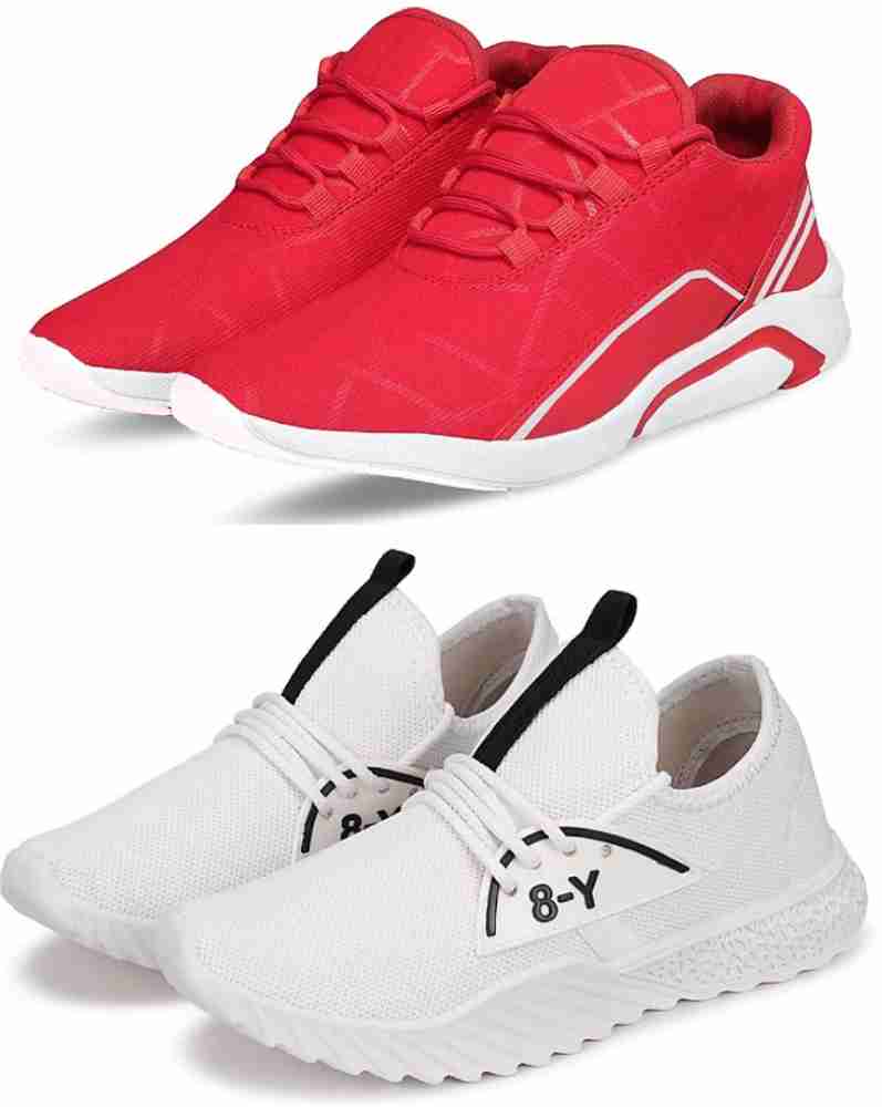 Forcum Sport Shoe combo Jaal Red Y8 White 137 Running Shoes For Men Buy Forcum Sport Shoe combo Jaal Red Y8 White 137 Running Shoes For Men Online at Best Price Shop Online for Footwears in India Flip...