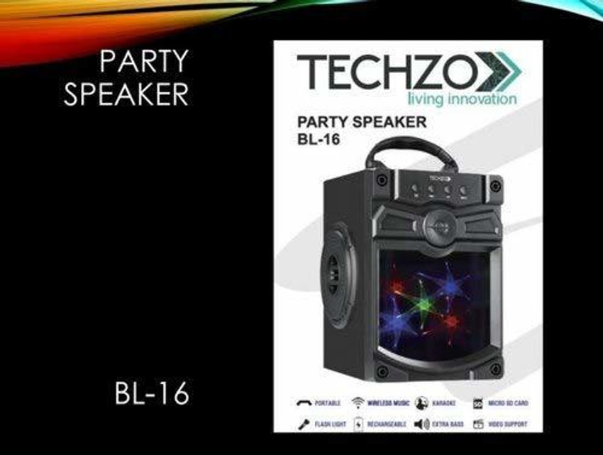 Techzo discount party speakers