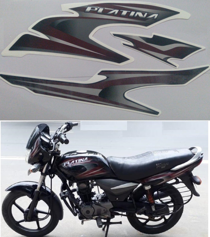Bajaj platina 100cc body sticker hot sale