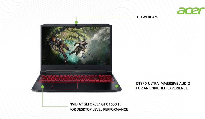 Acer nitro 5 1650 ti hot sale