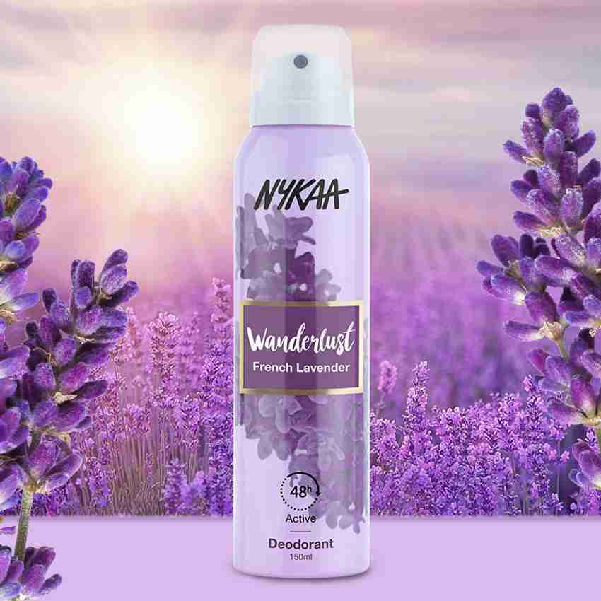 NYKAA Wanderlust Deodorant Spray French Lavender Deodorant Spray