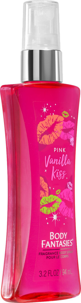 BODY FANTASIES Body Mist Spray Pink Vanilla Kiss Body Mist