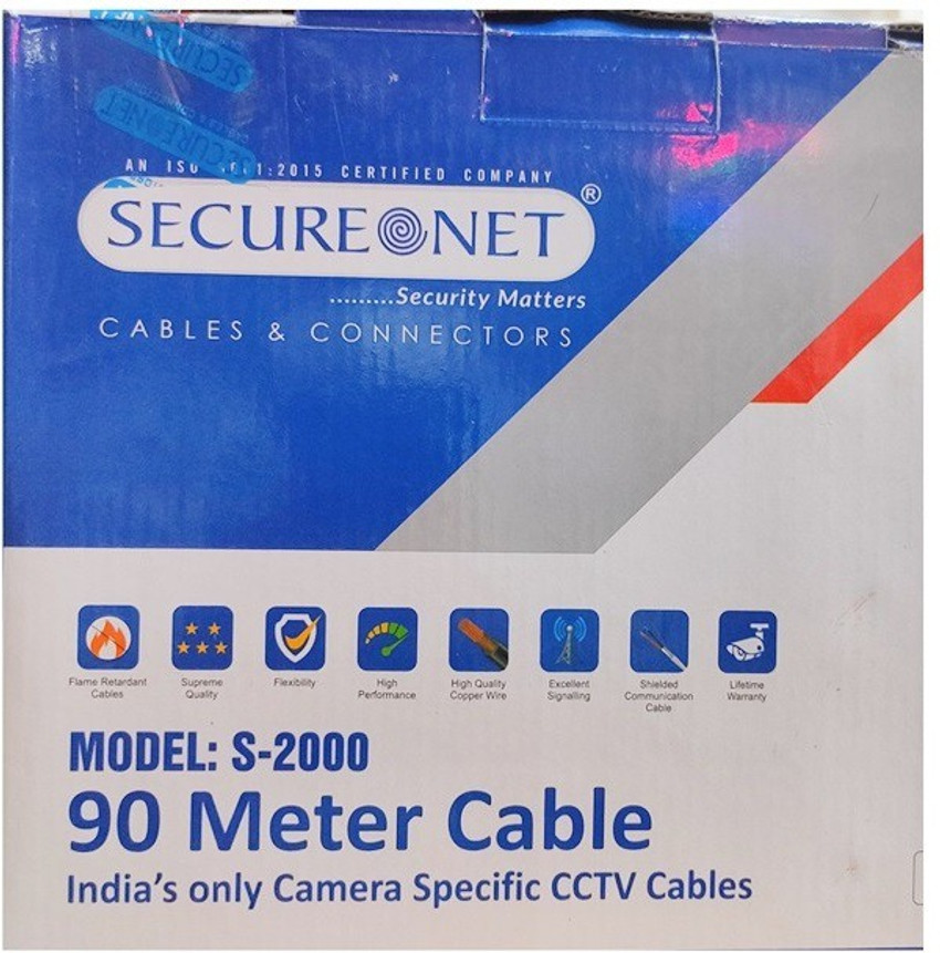 Securenet S 2000 3 1 Full copper cable wire for cctv Camera and