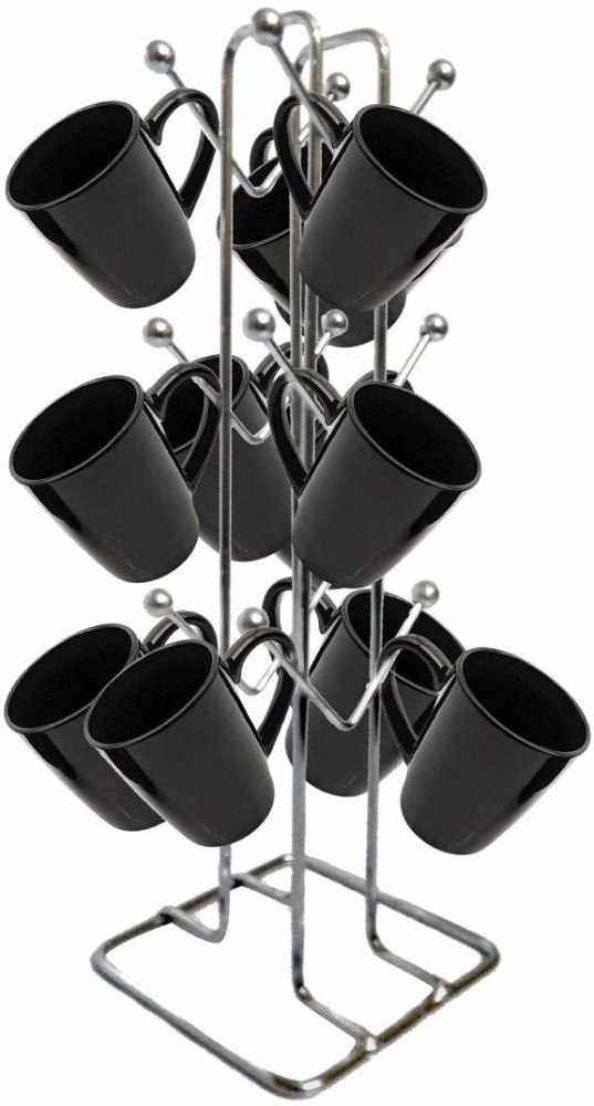 Shopme Store Cup Kitchen Rack Steel Stainless Steel Tea Cup/Mug