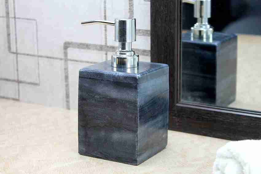 KLEO Soap/Lotion Dispenser - Made of Genuine Natural Multicolor Stone in  Black/Grey Color - Luxury Bathroom 200 ml Liquid Dispenser Price in India -  Buy KLEO Soap/Lotion Dispenser - Made of Genuine