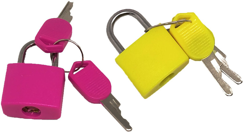 lookat travel locks for bags Plastic Brass Luggage Lock 2 Lock Buy lookat travel locks for bags Plastic Brass Luggage Lock 2 Lock Online at Best Prices in India
