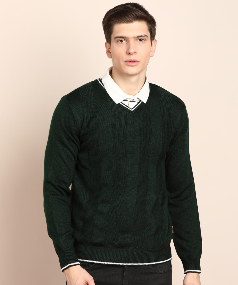 Mens hunter green discount sweater