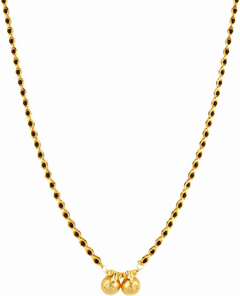 Gold mangalsutra clearance vati price