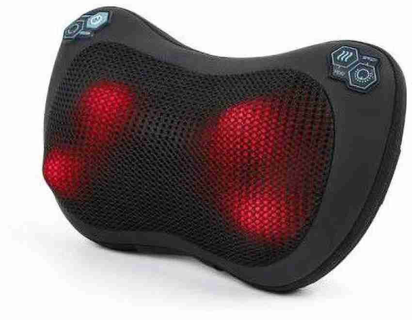 Arealer Back Massager Pillow with Heat, Shiatsu and Deep Tissue Kneading  for Shoulder Black 