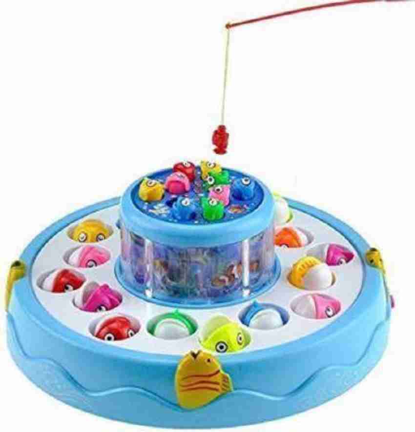 Tenmar Musical Fish Catching Game Big with 26 Fishes, 4 Pods & 3D