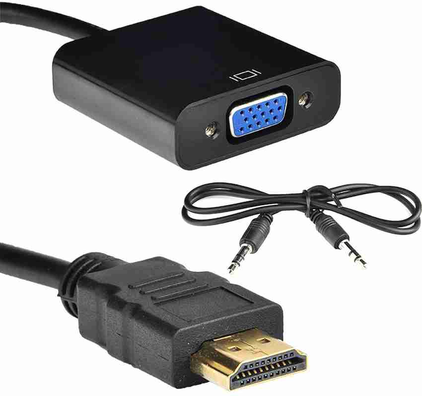 Hesha TV out Cable HDMI TO VGA with audio Hesha Flipkart