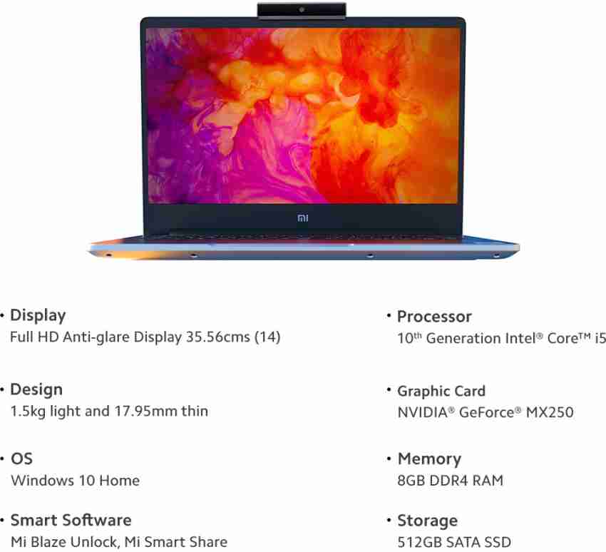 Mi Notebook 14 (Laptop) - 10th Generation Intel® Core™ i5 - Mi India
