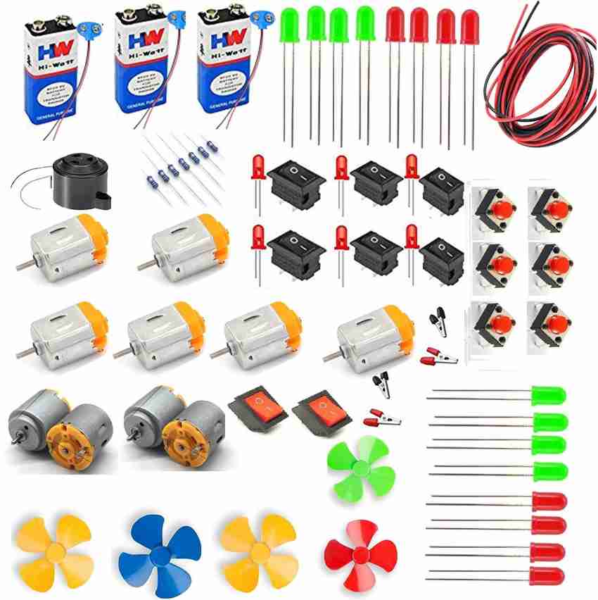 EBRAND ONE Motor Control Electronic Hobby Kit pack of 72 curious
