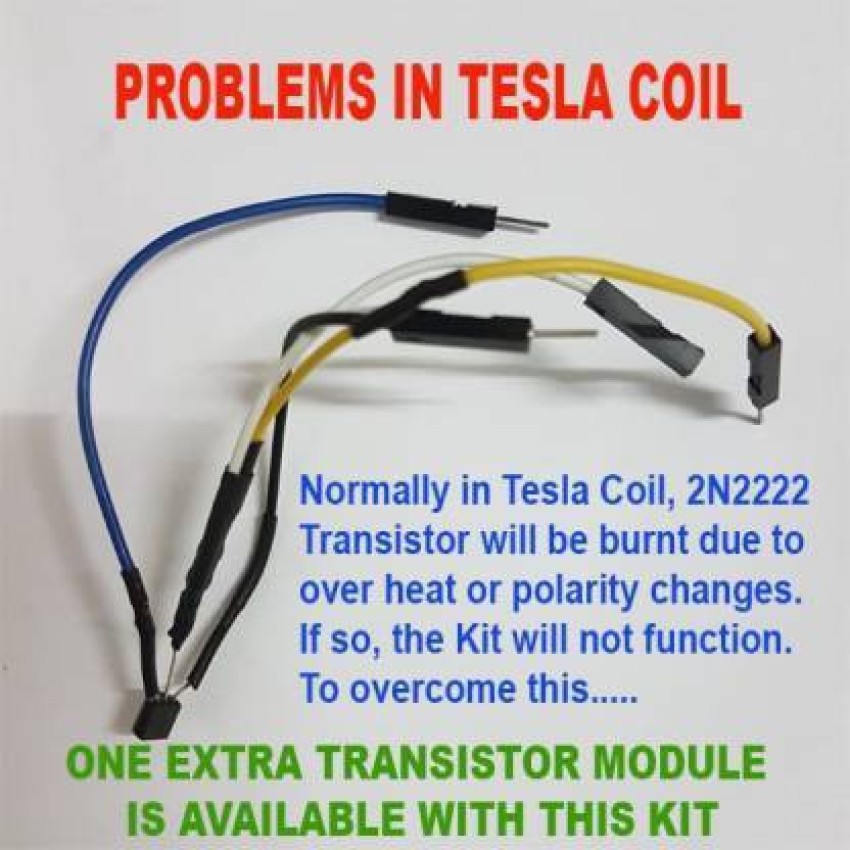 UT Tesla Coil - Wireless Transmission Ready Kit Science Project Complete kit  Educational Electronic Hobby Kit Price in India - Buy UT Tesla Coil - Wireless  Transmission Ready Kit Science Project Complete