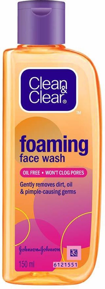 Clean & Clear FOAMING FACE WASH 150 ML Face Wash - Price in India, Buy Clean  & Clear FOAMING FACE WASH 150 ML Face Wash Online In India, Reviews,  Ratings & Features